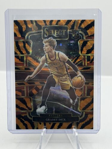 2023-24 Panini Select Concourse Tiger Prizm RC #90 Gradey Dick Toronto Raptors