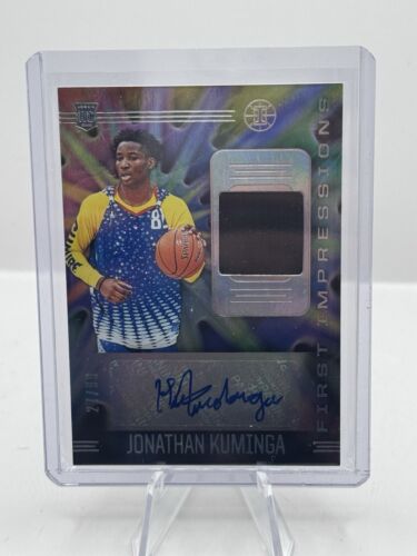 2021 Panini Illusions First Impressions RC Jonathan Kuminga Patch Auto 27/99