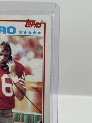 1982 Topps #488 Joe Montana San Francisco 49ers - light corner/edge wear
