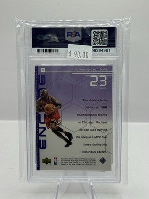 Michael Jordan PSA 7 1998-99 Upper Deck Encore Driving Forces #F1 Chicago Bulls