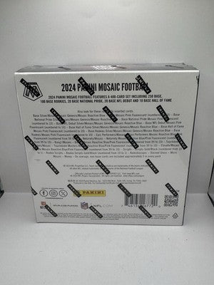 2024 Panini Mosaic Football Mega Box - Factory Sealed - Find Reactive Blue