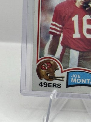 1982 Topps #488 Joe Montana San Francisco 49ers - light corner/edge wear