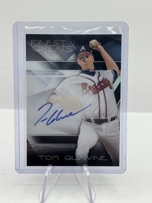 Tom Glavine Auto 2015 Topps Finest Greats Atlanta Braves