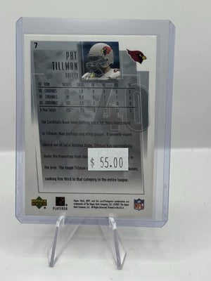 Pat Tillman MVP 2001 Upper Deck #7 Arizona Cardinals - light corner wear