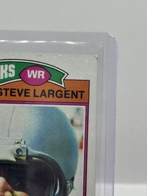 1977 Topps #177 Steve Largent Seattle Seahawks - light corner wear