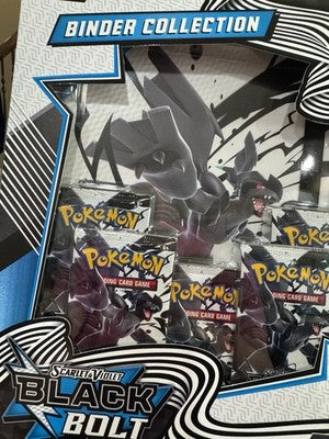 2025 Pokemon Scarlet & Violet Black Bolt Binder Collection - Factory Sealed