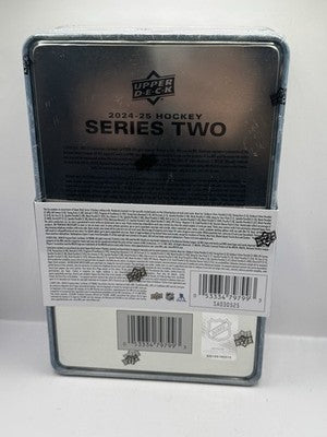 2024-25 Upper Deck Hockey Series 2 Tin - Factory Sealed Find Young Guns Rookies