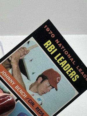 1971 Topps National League RBI Leaders #64 Johnny Bench Cincinnati Reds