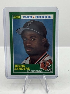 1989 Score Rookie #246 Deion Sanders Atlanta Falcons