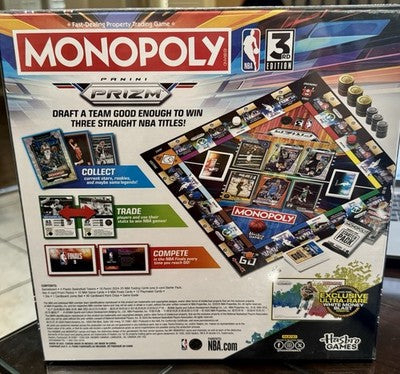 2025 Panini Prizm Monopoly Game 3rd Edition Basketball - Factory Sealed