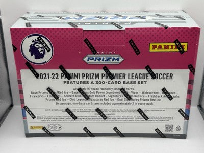 2021-22 Panini Prizm Premier League Soccer Mega Box - Find Red Ice - Sealed