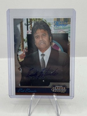 Erik Estrada Auto 39/77 2008 Donruss Americana II Private Signings #163