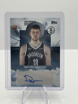 Danny Wolf Auto RC 2025-26 Topps Contemporary Marks Brooklyn Nets