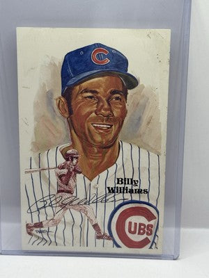 Billy Williams Autographed Perez-Steele Postcard 1987 9th Series #199 /10,000
