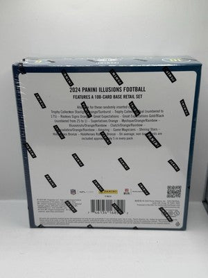 2024 Panini Illusions Football Mega Box -Factory Sealed (Sunburst, Orange, Teal)