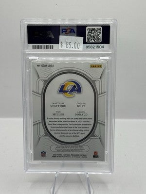 Stafford Kupp Miller Donald Quad Materials 42/99 PSA 9 2022 National Treasures