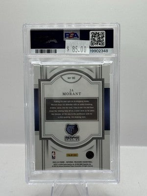 Ja Morant Gold 10/10 PSA 8 2023-24 Panini National Treasures #90 Grizzlies