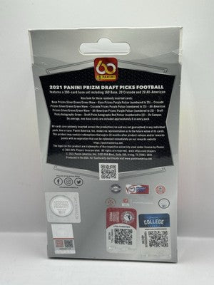 2021 Panini Prizm Draft Picks Collegiate Football Hanger Box - Factory Sealed