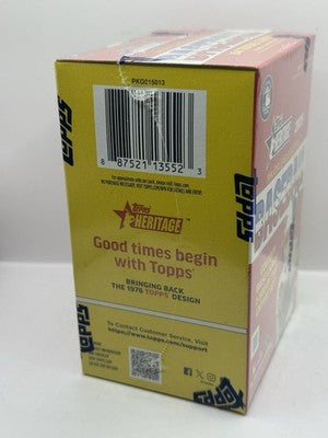2025 Topps Heritage Baseball Blaster Box - Factory Sealed