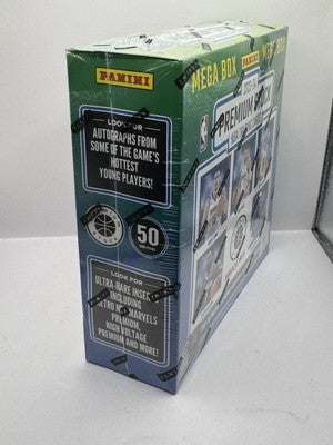 2023-24 Panini NBA Hoops Premium Stock Basketball Mega Box - Factory Sealed