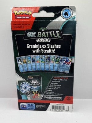 2023 Pokemon ex Battle Deck Hanger Box - Greninja ex on Front