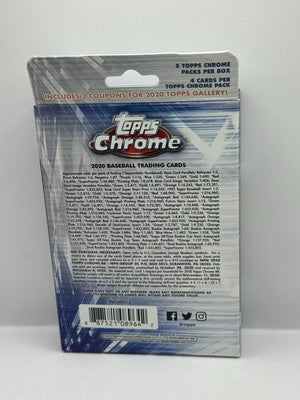 2020 Topps Chrome Baseball Hanger Box - Factory Sealed