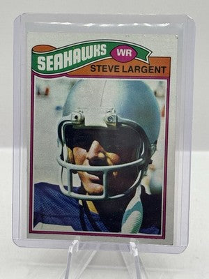 1977 Topps #177 Steve Largent Seattle Seahawks - light corner wear