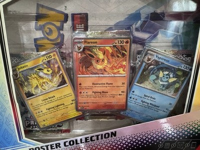 2025 Pokemon Scarlet & Violet Prismatic Evolutions Poster Collection - Sealed