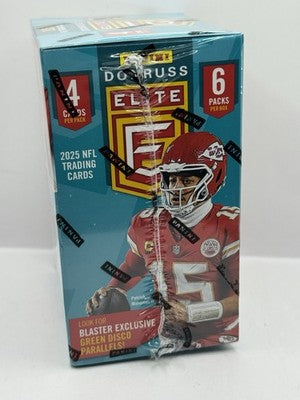 2025 Donruss Elite Football Blaster Box - Factory Sealed Find Green Spellbound
