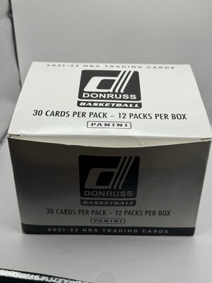 2021-22 Panini Donruss Basketball Fat Packs - Lot of 12 Packs from Box