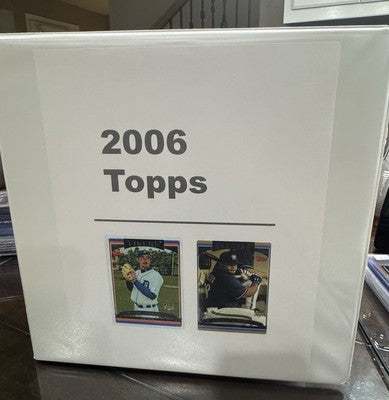 2006 Topps Baseball Series 1 & 2 Complete Set 1-660 (#297 doesn't exist) Binder