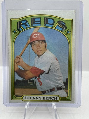 1972 Topps #433 Johnny Bench Cincinnati Reds - very light corner wear