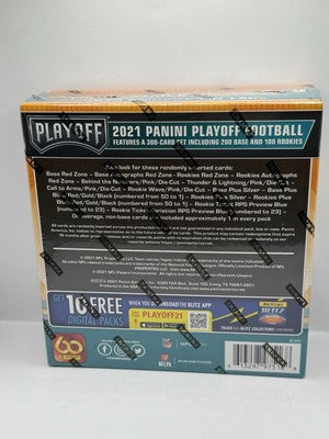 2021 Panini Playoff Football Mega Box - Factory Sealed