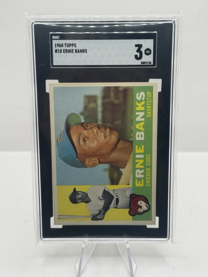1960 Topps #10 Ernie Banks Chicago Cubs SGC 3