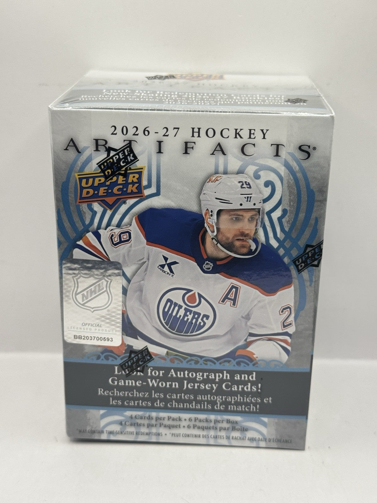2026-27 Upper Deck Hockey Artifacts Blaster Box - Factory Sealed