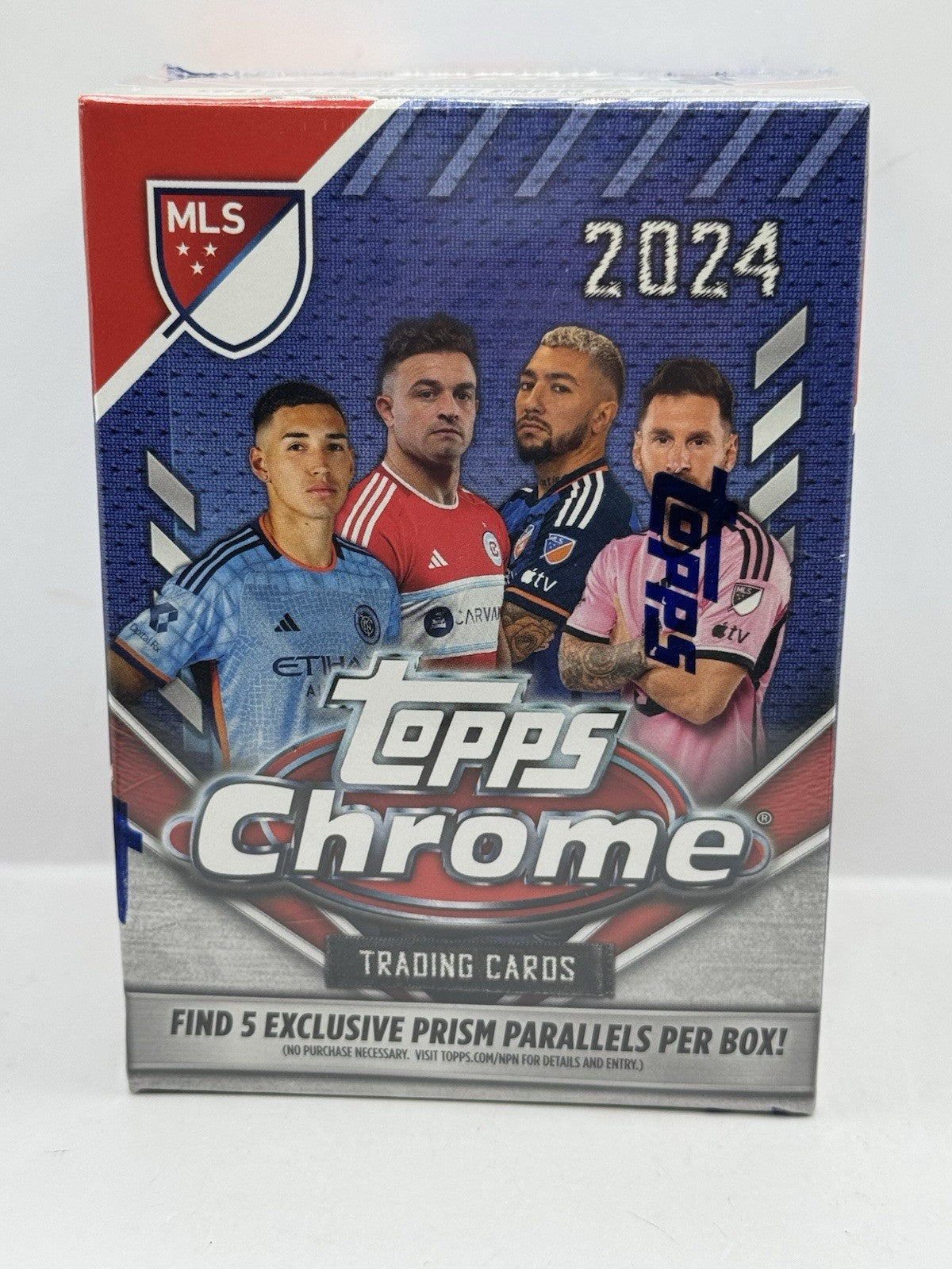 2024 Topps Chrome MLS Soccer Blaster Box - Factory Sealed