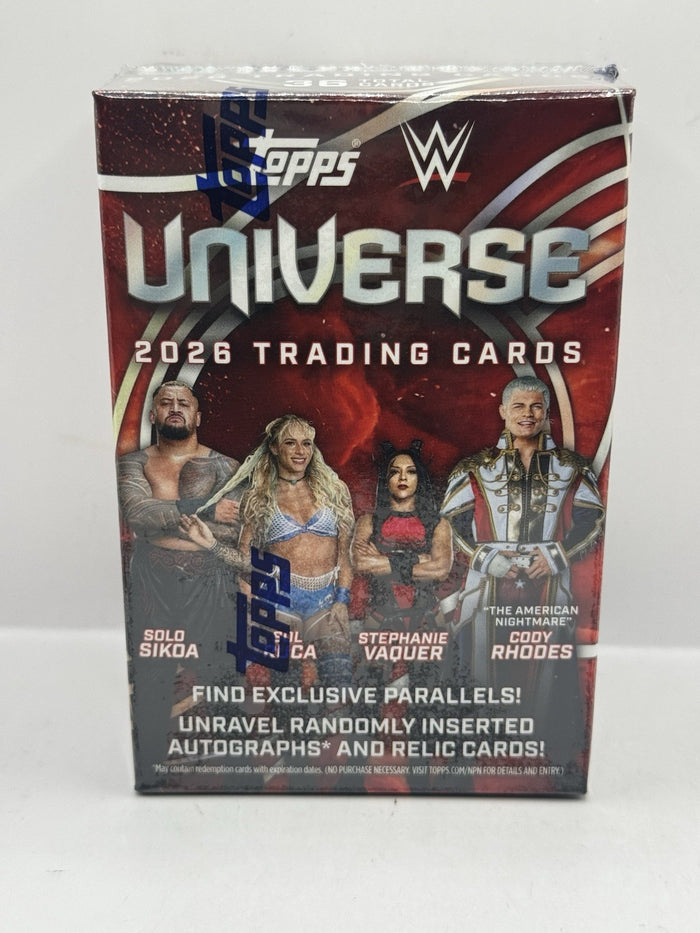 2026 Topps Universe Wrestling Blaster Box - Factory Sealed
