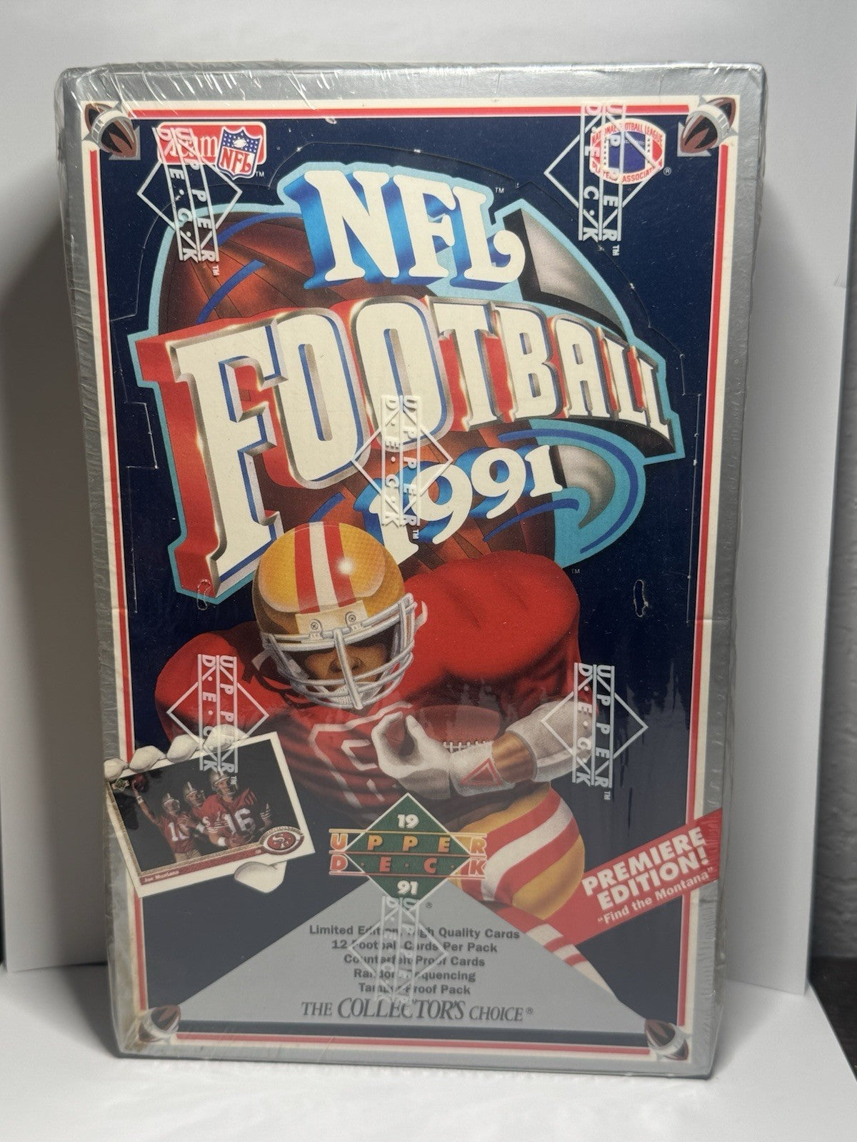 1991 Upper Deck Premiere Edition Football Box - Find the Montana - Factory Seal