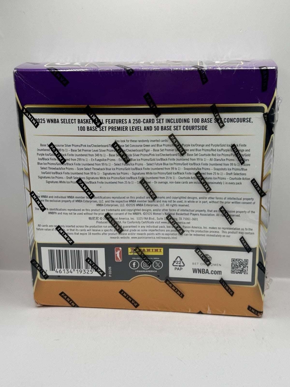 2025 Panini Select WNBA Mega Box - Factory Sealed - Find Pink Ice Prizms