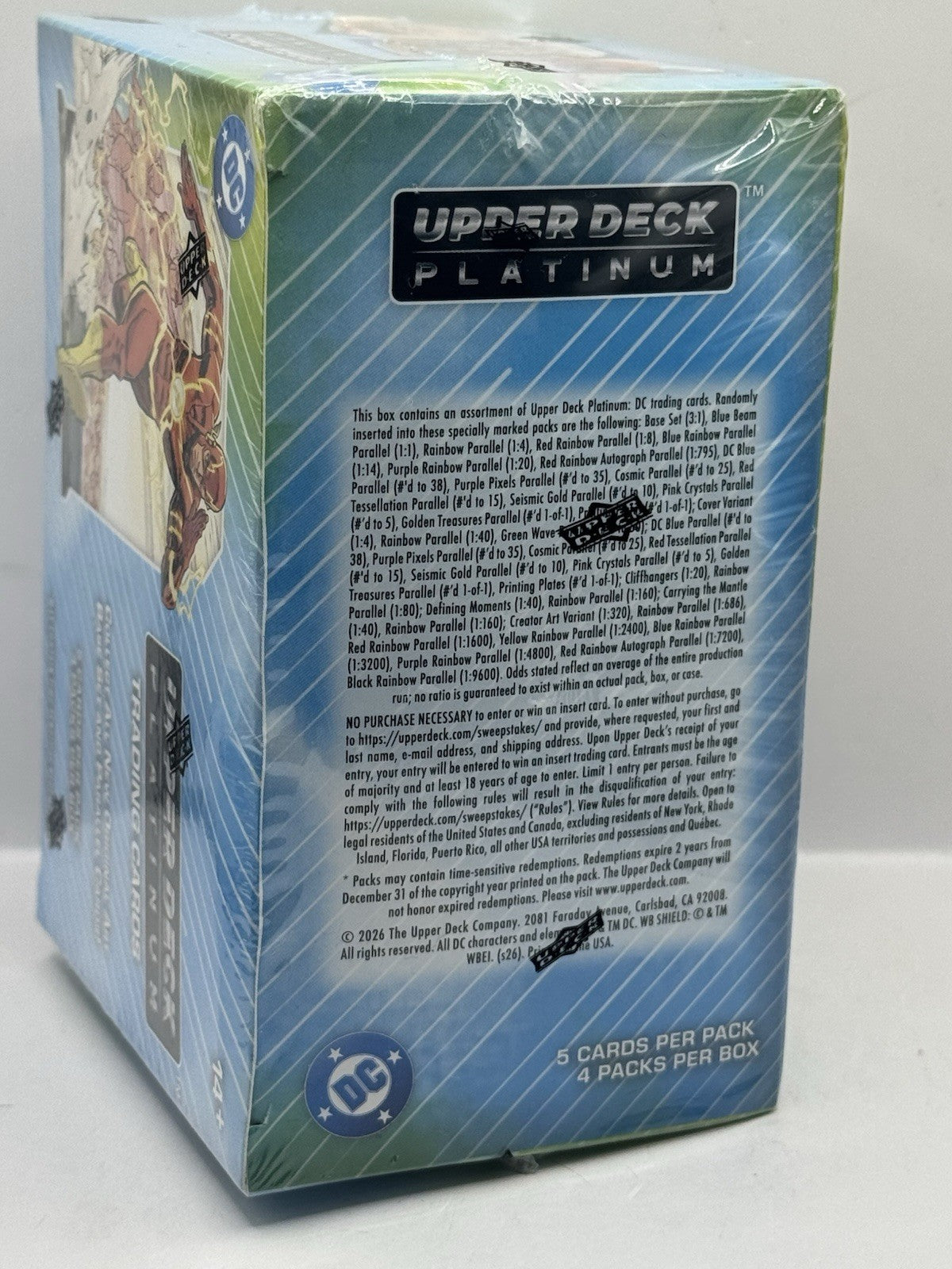 2026 Upper Deck Platinum DC Blaster Box - Factory Sealed