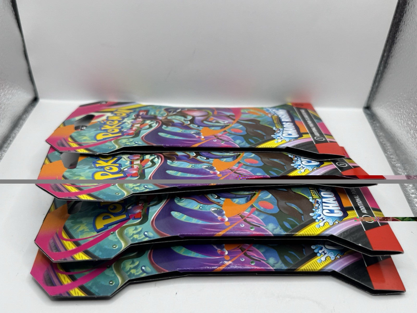 2026 Pokemon Mega Evolution Chaos Rising Sleeved Booster Packs - Lot of 4