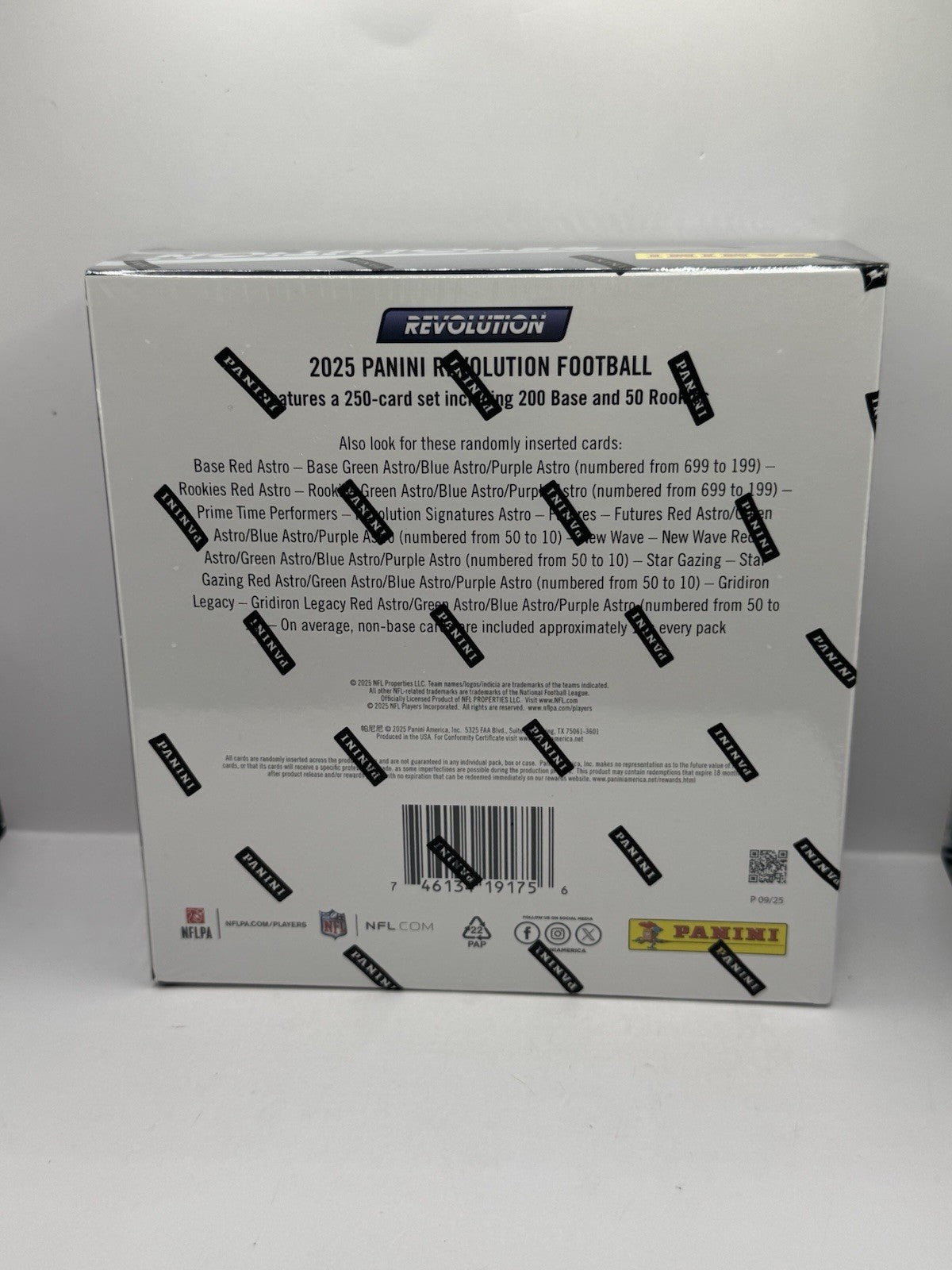 2025 Panini Revolution Football Mega Box - Factory Sealed - Find Astro Parallels