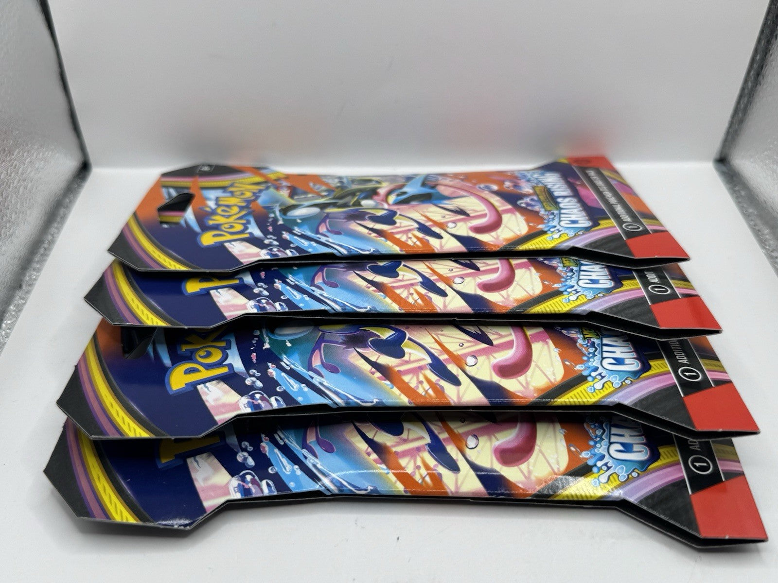 2026 Pokemon Mega Evolution Chaos Rising Sleeved Booster Packs - Lot of 4