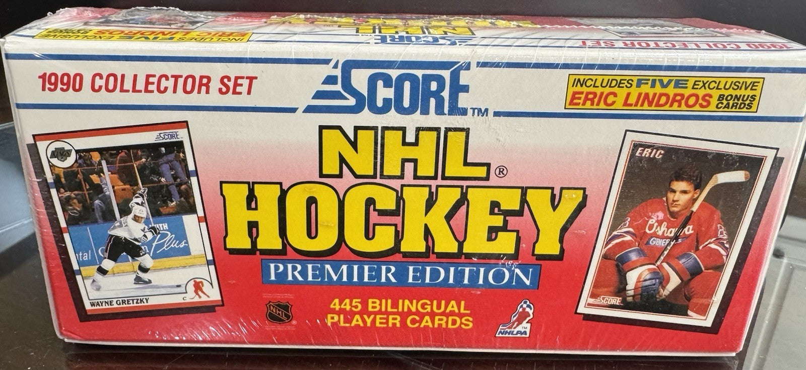 1990 Score Hockey Complete Set - 445 Bilingual Cards - Factory Sealed