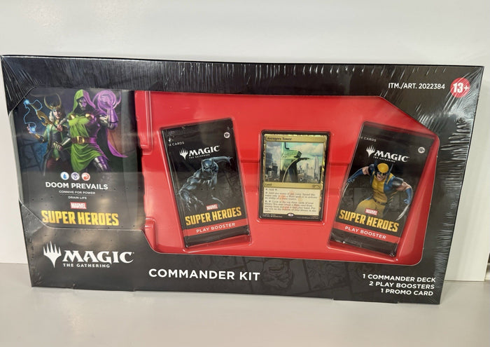 2026 Magic The Gathering Marvel Super Heroes Doom Prevails Commander Kit Sealed