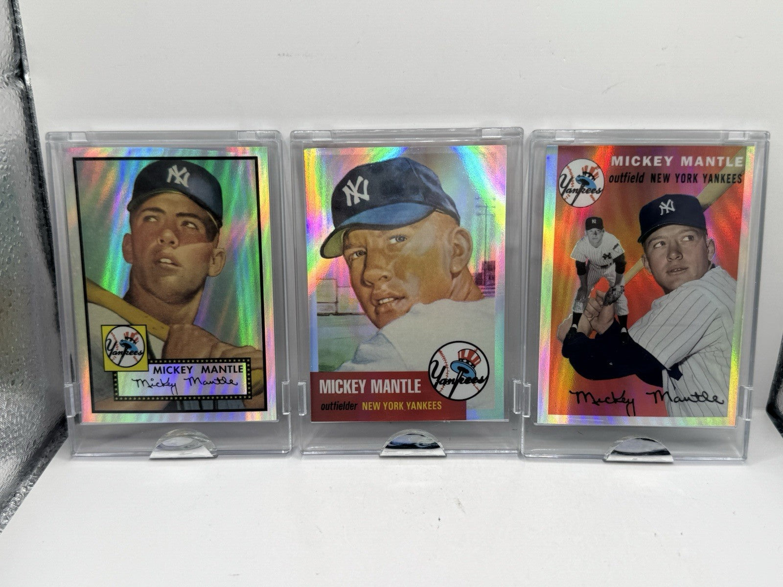 2006 eTopps Refractor Mickey Mantle 18 Card Set - All Topps Sealed & #'d 368/999