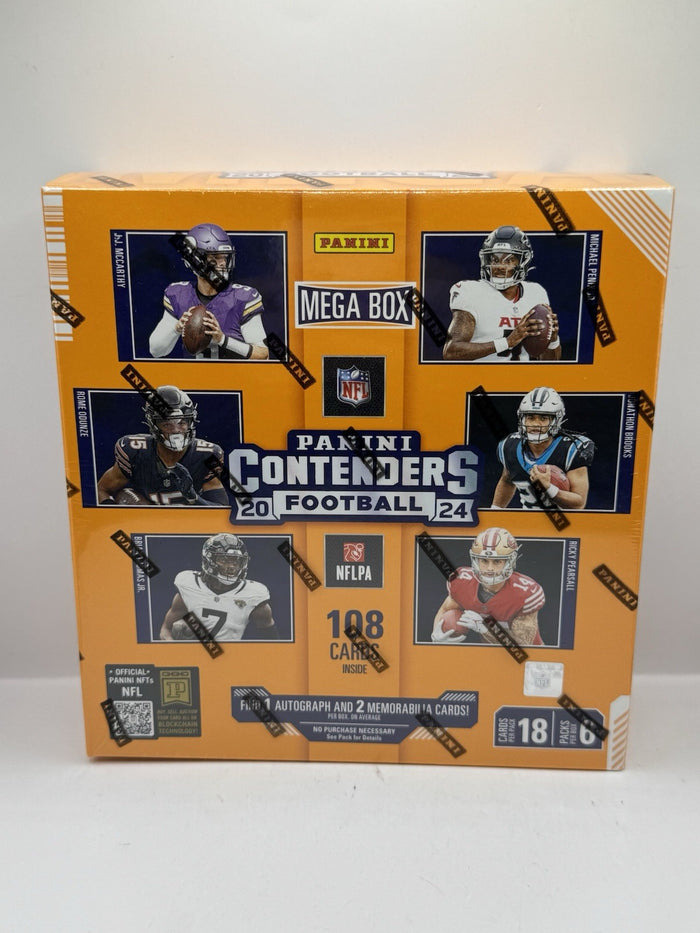 2024 Panini Contenders Football Mega Box - Factory Sealed