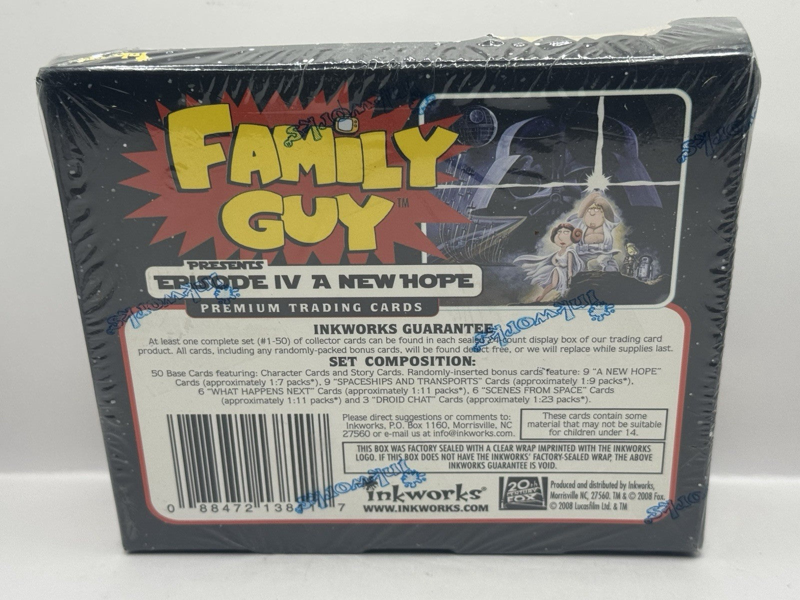 2008 Inkworks Family Guy Presents Episode IV A New Hope Box - Sealed