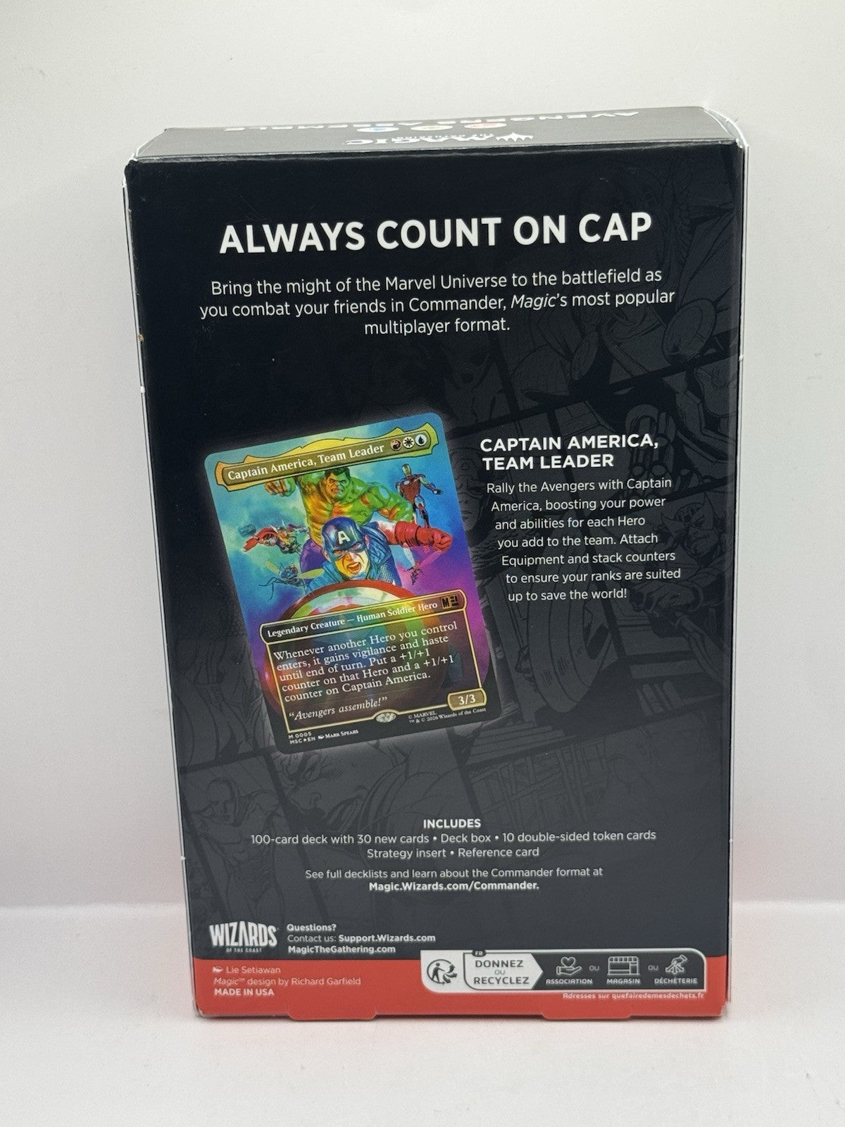 2026 Magic The Gathering Marvel Super Heroes Avengers Assemble Commander Deck