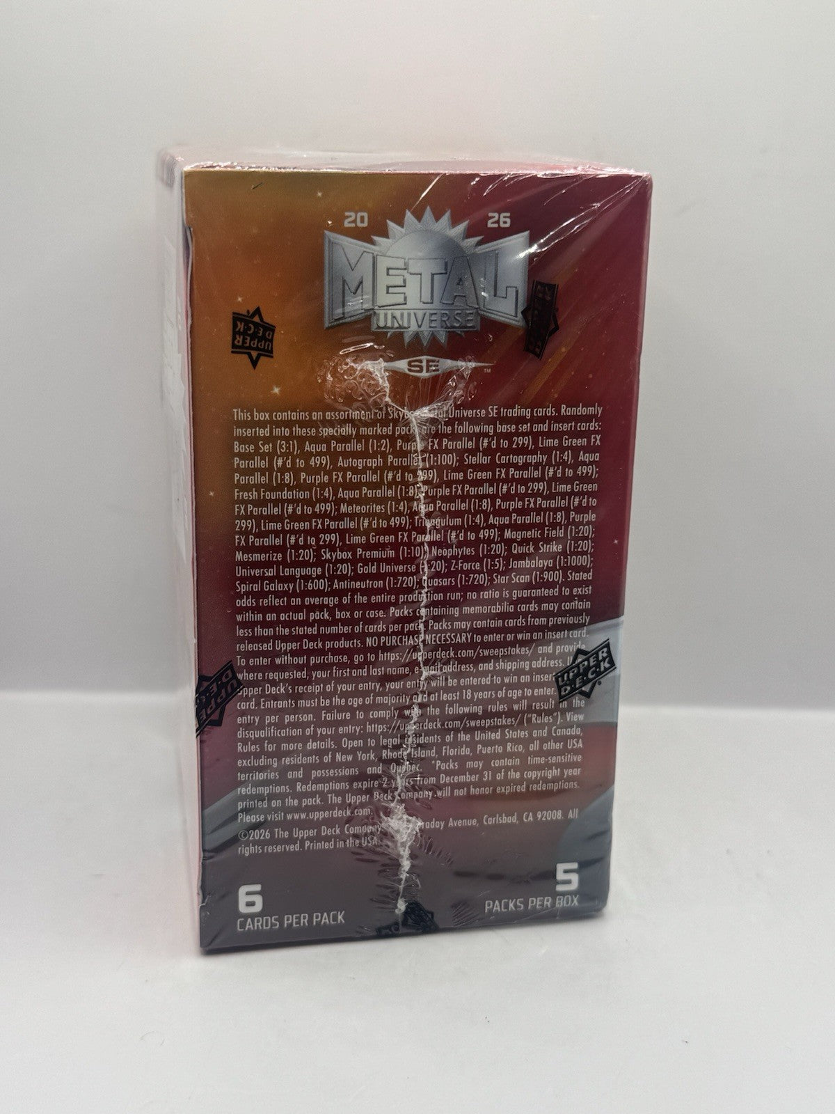 2026 Upper Deck Metal Universe SE Blaster Box - Factory Sealed